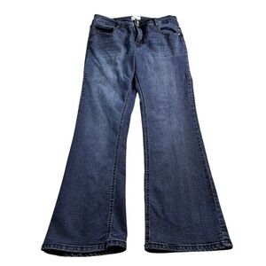 ANGELS FOREVER YOUNG Women's Denim‎ Flare Jeans Blue Wash Size 12 31x30 Stretch